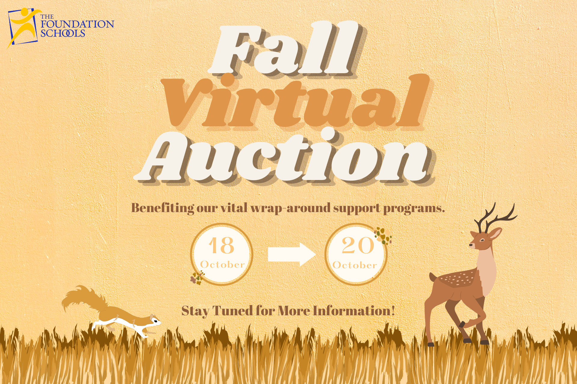 Fall Virtual Auction Flyer (1920 × 1280 px)