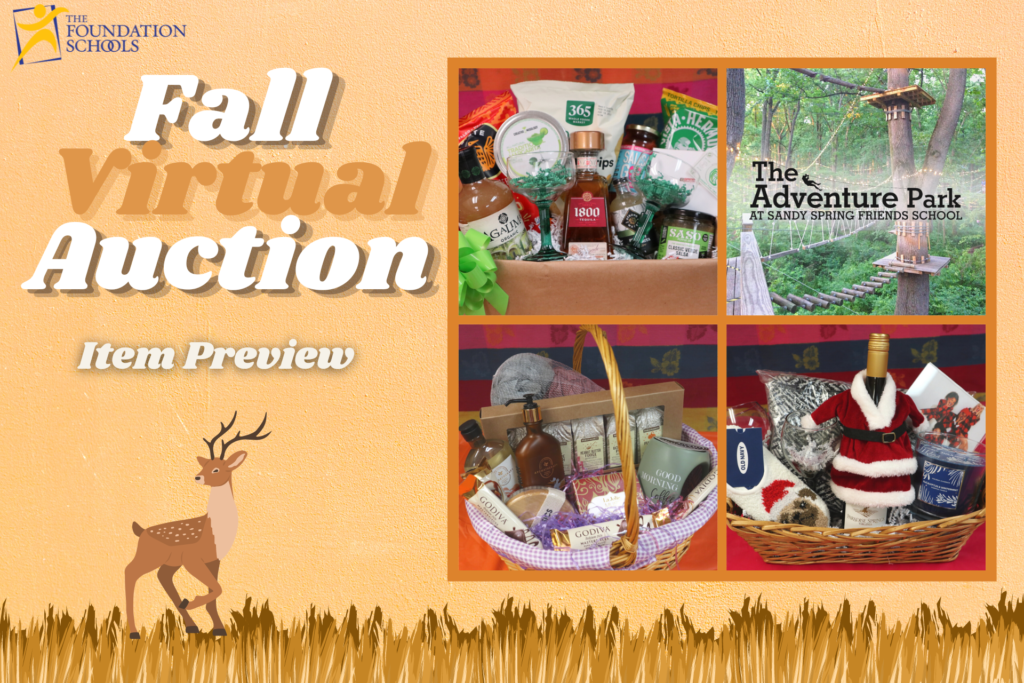 The Foundation Schools Preview Items at Our Fall Virtual Auction!