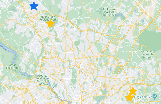 Foundation Schools Gaithersburg Map